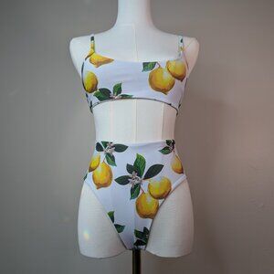 Nasty Gal Lemon Bikini size 2